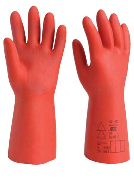 CATU CG-2 Class 2 Insulating Rubber Electricians Gloves